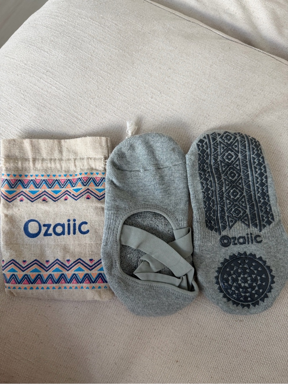 Ozaiic Pilates Socks for Women Non Slip Grip